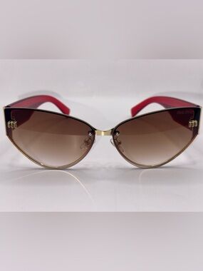 Miu Miu Burgundy and Brown Sunglasses